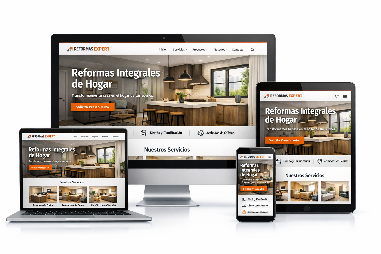 Marketing digital para empresas de reformas integrales - Páginas web para constructoras y empresas de reformas en España